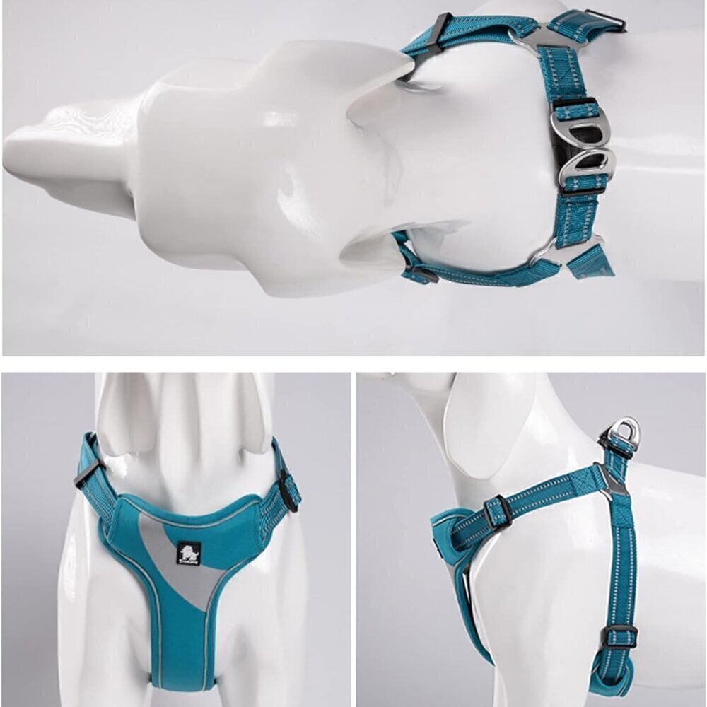 DOG HARNESS ANTI PULL SAFETY REFLECTIVE PET HARNESS - Picture 6 of 9